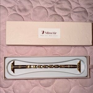 Gold Apple Watch band